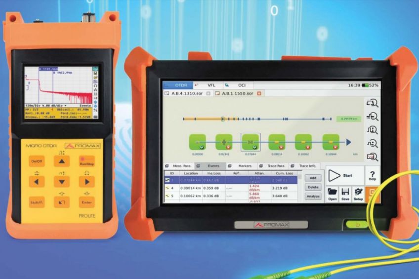 OTDR per fibra ottica Promax